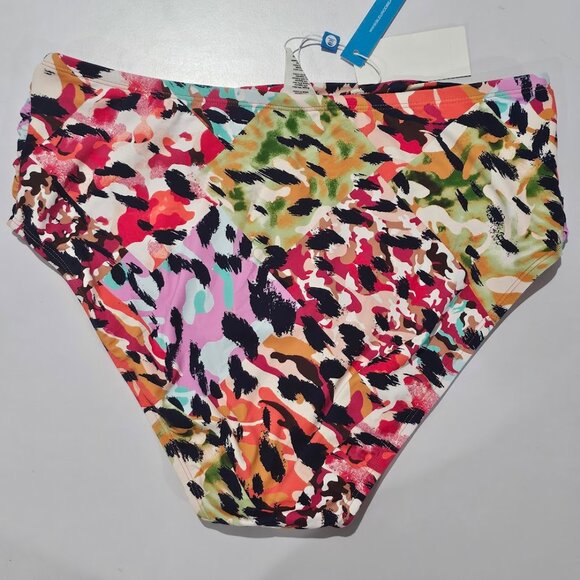 Bleu Rod Beattie Party Animal Draped High Waisted Bikini Bottom - Picture 6 of 8